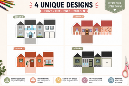 House Paper Craft - The Printable Craft