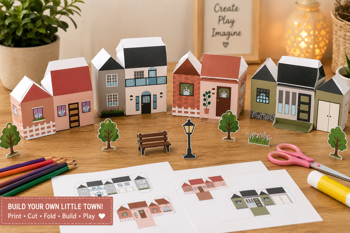 House Paper Craft - The Printable Craft