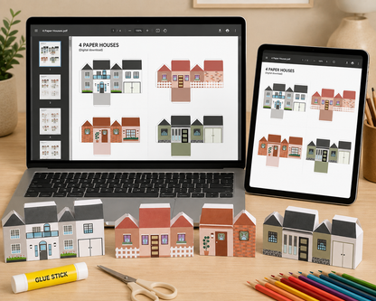 House Paper Craft - The Printable Craft