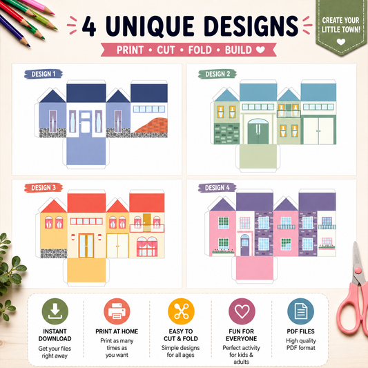 house paper craft - the printable craft